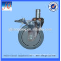 125mm- High Quality Silent medical caster with thread stem caster